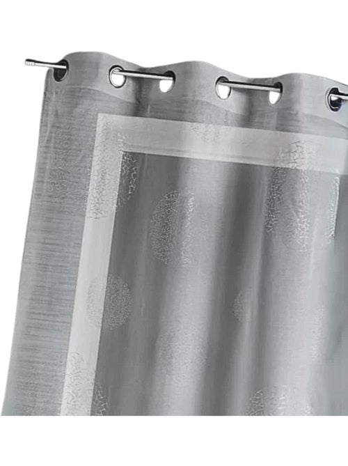 Voilage motif rond impression magnétique - Kiabi