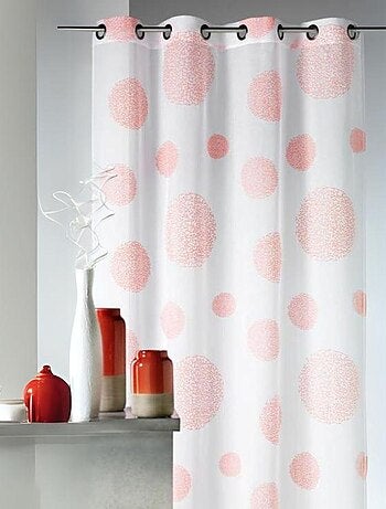 Voilage motif rond impression magnétique