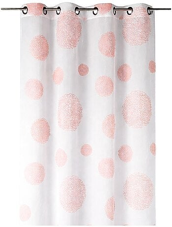 Voilage motif rond impression magnétique