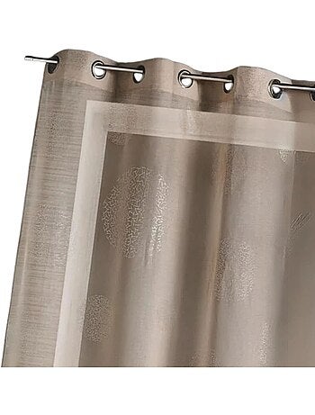 Voilage motif rond impression magnétique