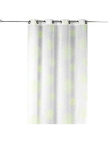 Voilage motif rond impression magnétique