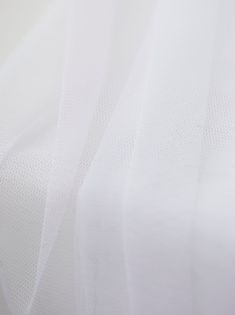 Voilage moustiquaire à nouettes Blanc - Kiabi