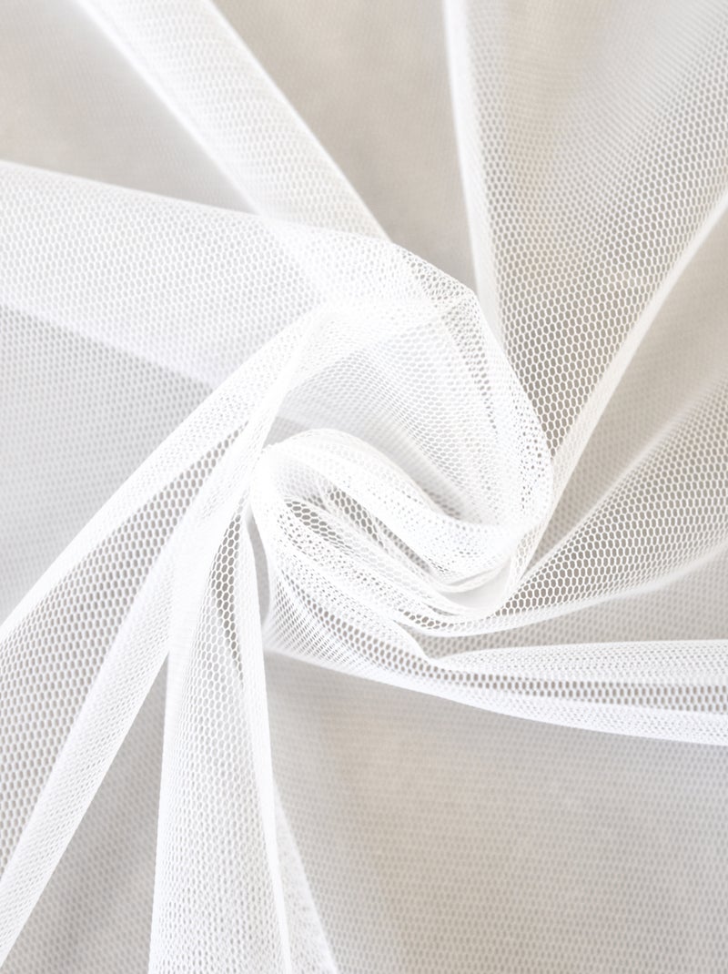 Voilage moustiquaire à nouettes Blanc - Kiabi