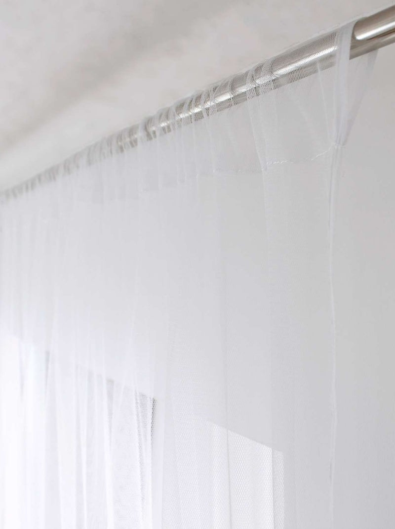 Voilage moustiquaire Blanc - Kiabi