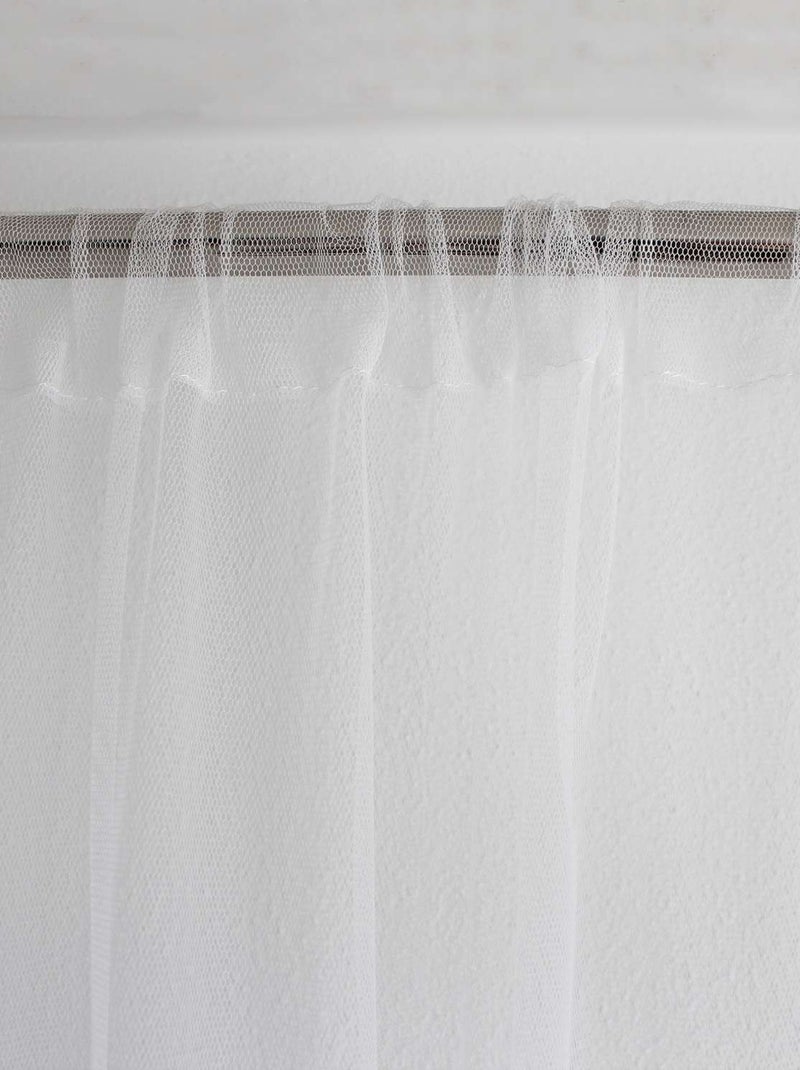 Voilage moustiquaire grande largeur MOUSTIK Blanc - Kiabi