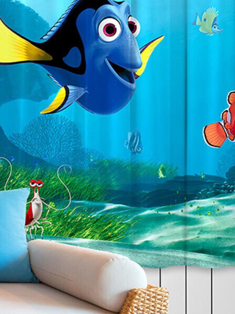 Voilage Némo Dory & Marin Disney Multicolore - Kiabi