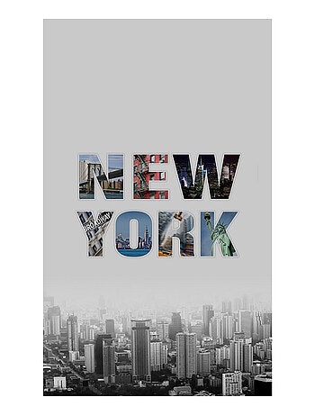 Voilage New York - 1 pièce - L 140 cm x H 245 cm