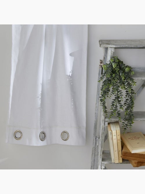 Voilage ? oeillets coton uni CHARME - Kiabi Voilage ? oeillets coton uni CHARME - Kiabi