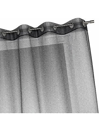 Voilage organza à fines rayures horizontales