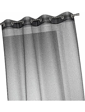 Voilage organza à fines rayures horizontales