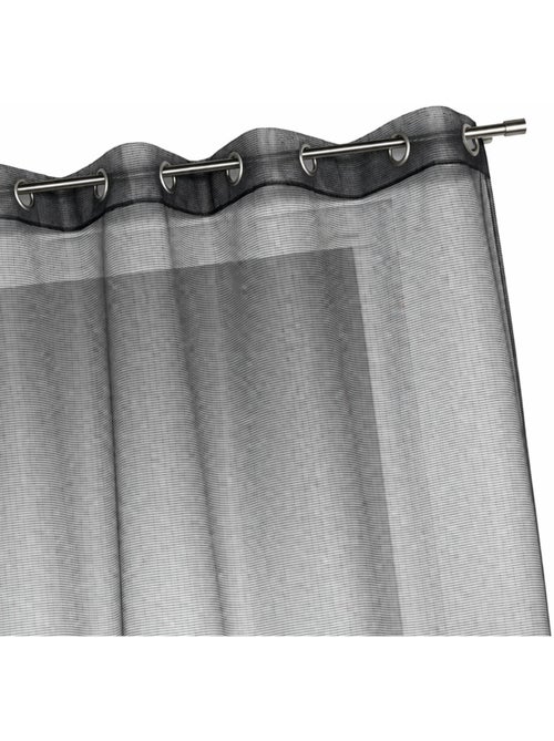 Voilage organza à fines rayures horizontales - Kiabi