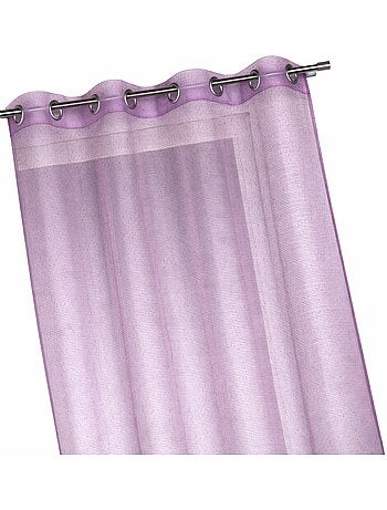 Voilage organza à fines rayures horizontales