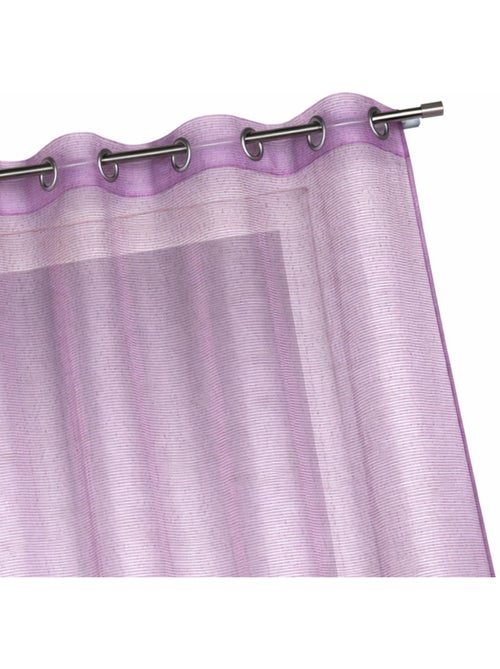 Voilage organza à fines rayures horizontales - Kiabi