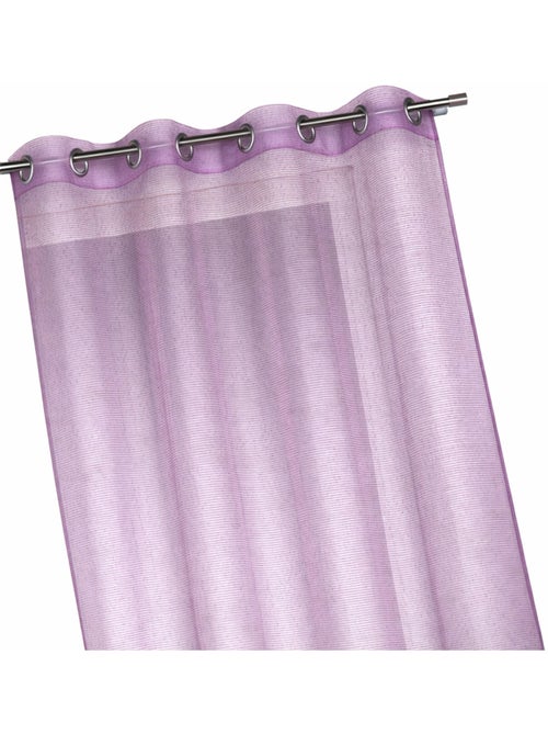 Voilage organza à fines rayures horizontales - Kiabi