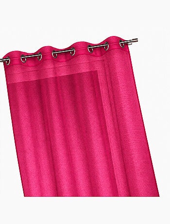 Voilage organza à fines rayures horizontales
