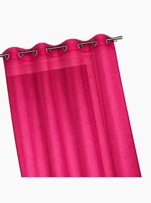 Voilage organza à fines rayures horizontales - Kiabi