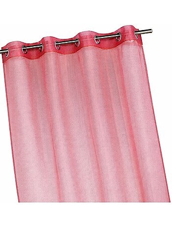 Voilage organza à fines rayures horizontales