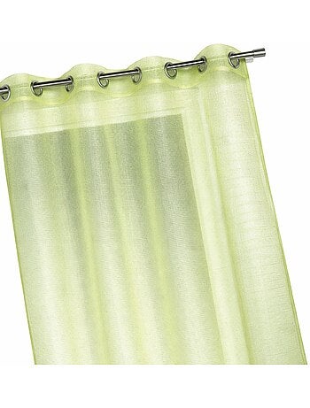 Voilage organza à fines rayures horizontales