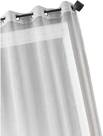 Voilage organza à gouttes métalliques
