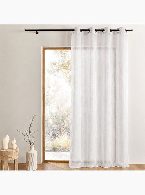 Voilage organza à gouttes métalliques - Kiabi