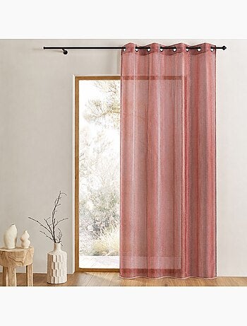 Voilage organza à gouttes métalliques