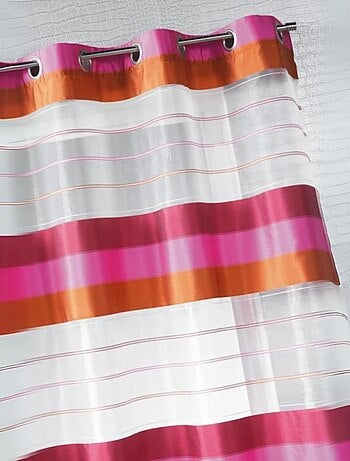 Voilage organza aux rayures horizontales