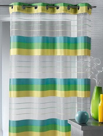 Voilage organza aux rayures horizontales