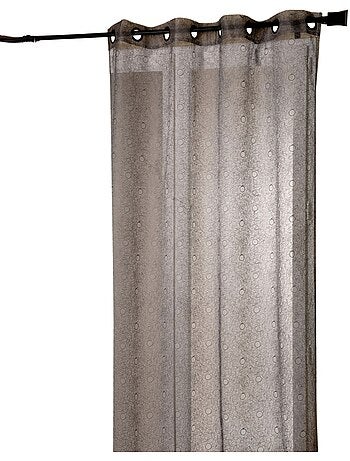 Voilage organza brodé bulles