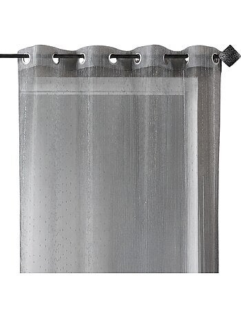 Voilage Organza fantaisie goutte métallique