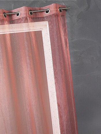 Voilage Organza fantaisie goutte métallique