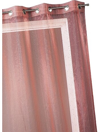 Voilage Organza fantaisie goutte métallique