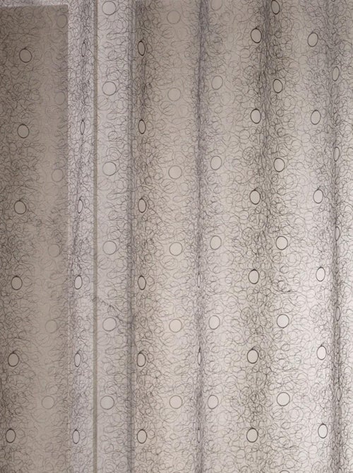 Voilage organza gribouillis et bulles brodée - Kiabi Voilage organza gribouillis et bulles brodée - Kiabi