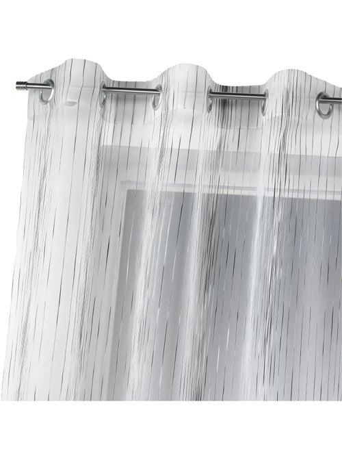 Voilage organza rayures verticales tissées - Kiabi Voilage organza rayures verticales tissées - Kiabi