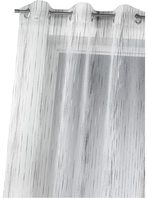 Voilage organza rayures verticales tissées - Kiabi Voilage organza rayures verticales tissées - Kiabi