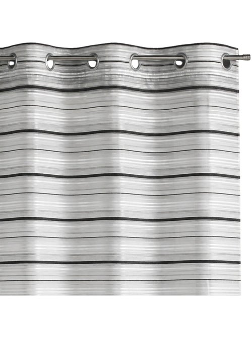 Voilage Organza tissé Rayures horizontales - Kiabi