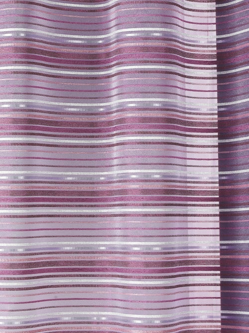 Voilage Organza tissé Rayures horizontales - Kiabi