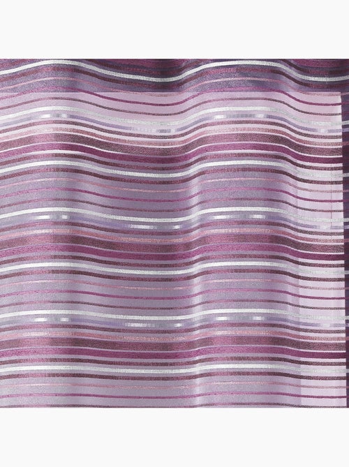 Voilage Organza tissé Rayures horizontales - Kiabi Voilage Organza tissé Rayures horizontales - Kiabi