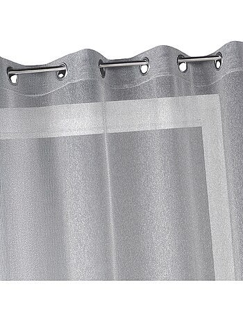 Voilage organza uni prêt à poser