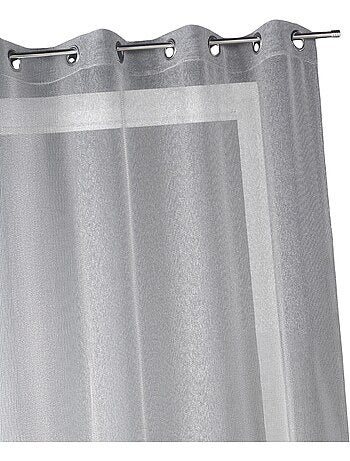 Voilage organza uni prêt à poser