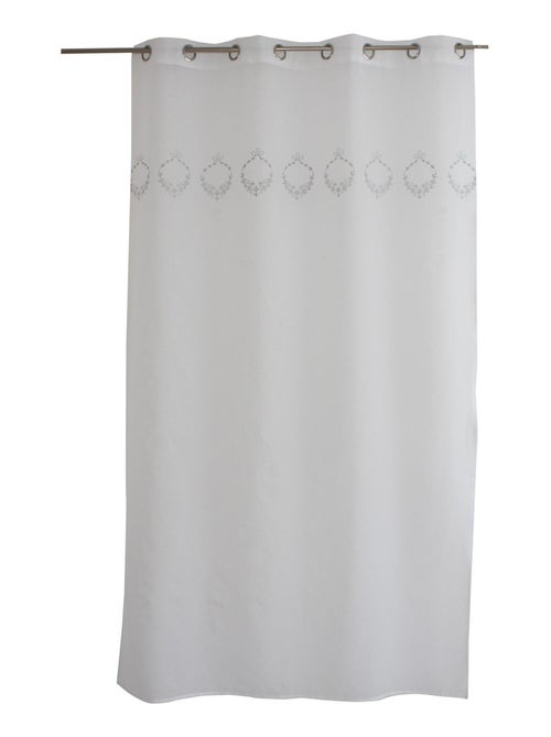 Voilage orné de broderies - Kiabi Voilage orné de broderies - Kiabi
