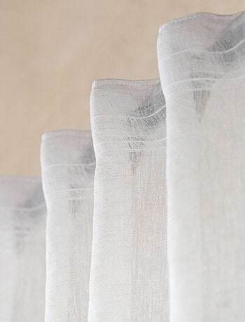 Voilage passants cachés - Effet lin