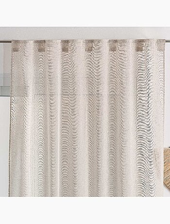 Voilage passants cachés - Effet lin