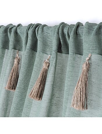 Voilage passe tringle 140x260 cm Ibiza naturel