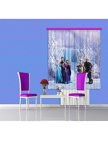 Voilage Personnages La Reine des Neiges Disney-Voilage :