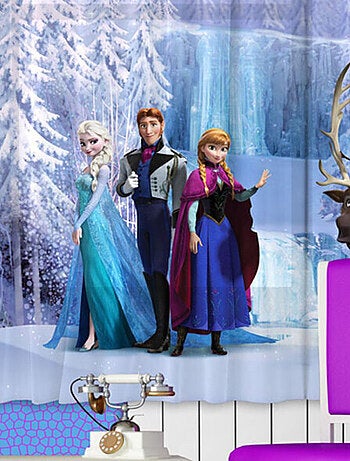 Voilage Personnages La Reine des Neiges Disney-Voilage :