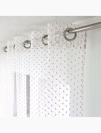 Voilage plumetis en organza LOLITA