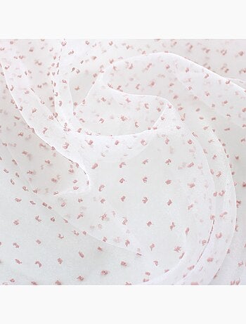 Voilage plumetis en organza LOLITA