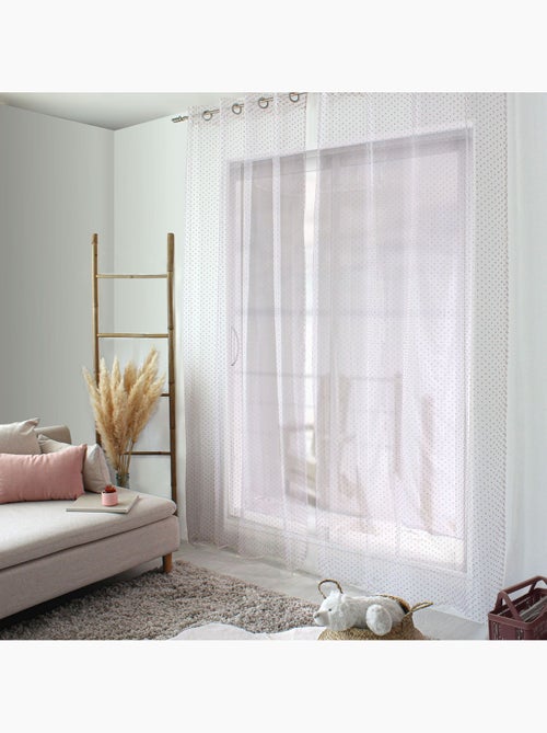 Voilage plumetis en organza LOLITA - Kiabi