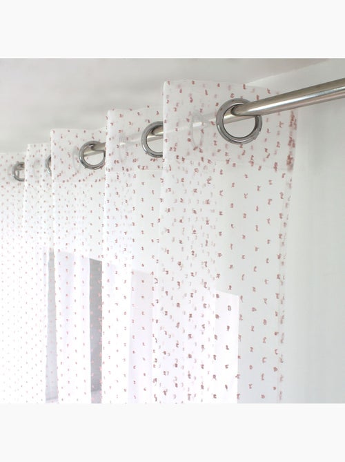 Voilage plumetis en organza LOLITA - Kiabi