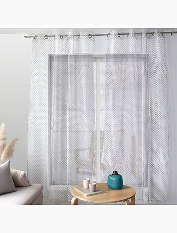 Voilage plumetis en organza LOLITA